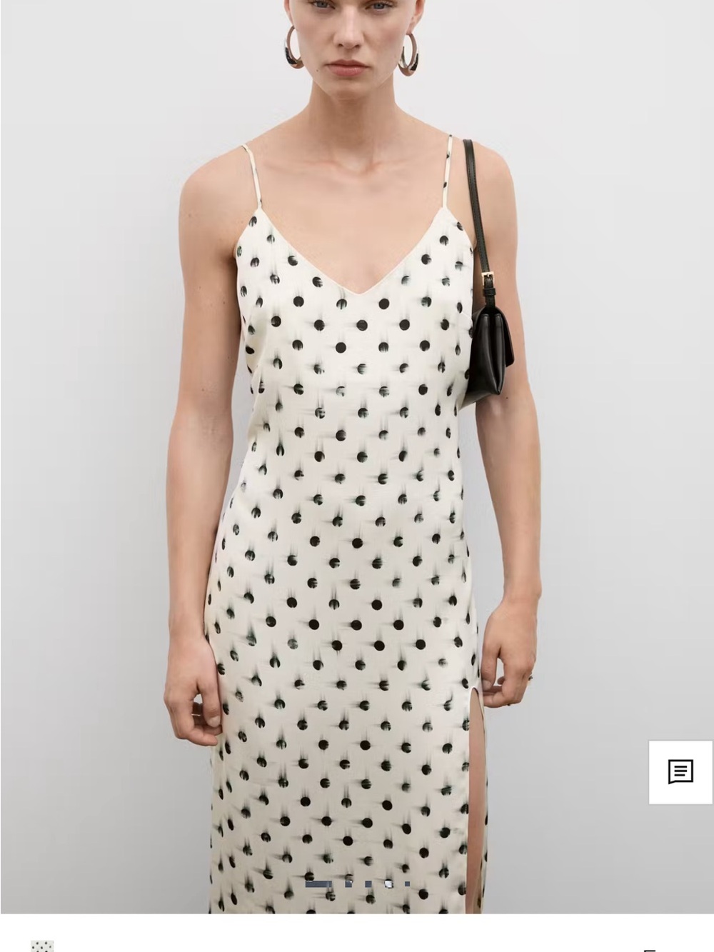 MANGO PRINTED CUT-OUT DETAIL DRESS